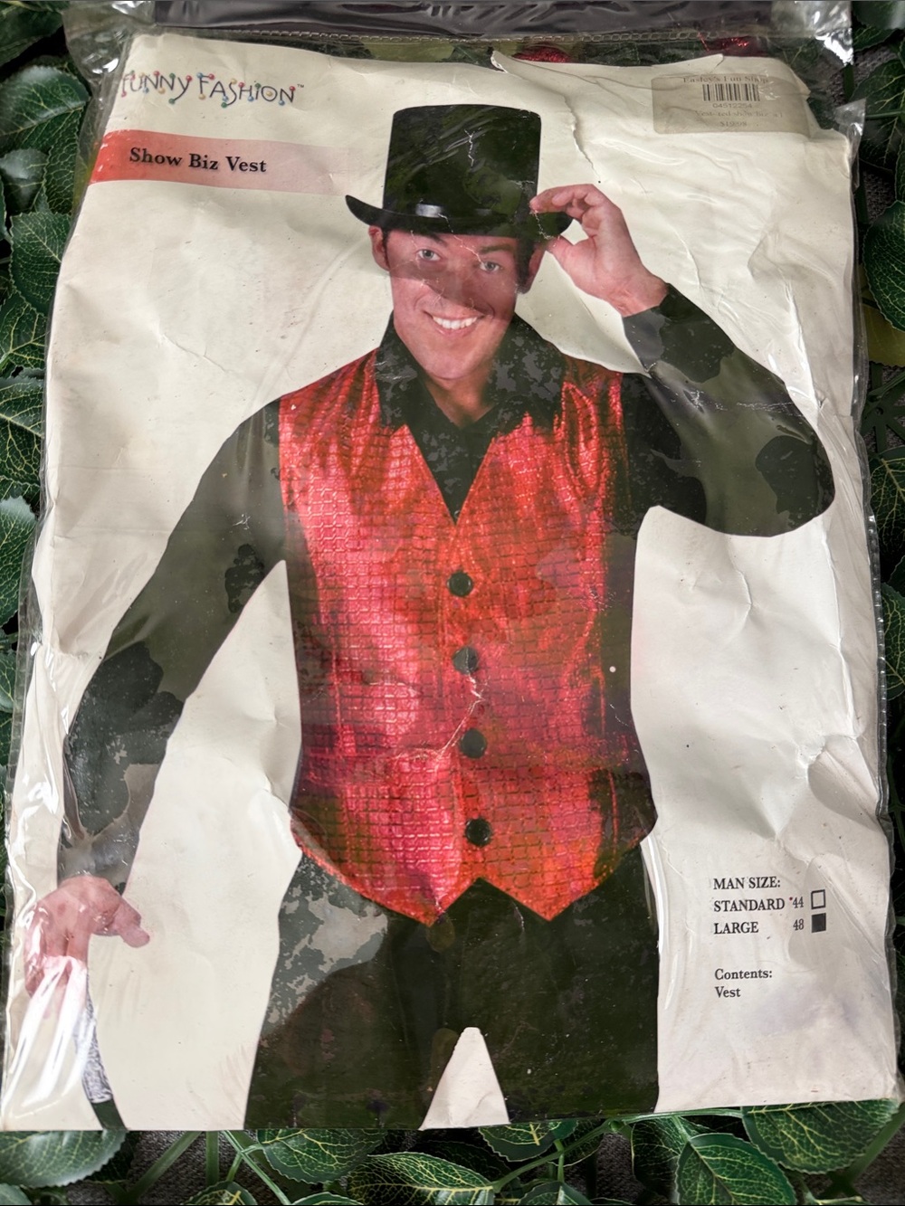 & Other Stories Red Sequin Show Vest
